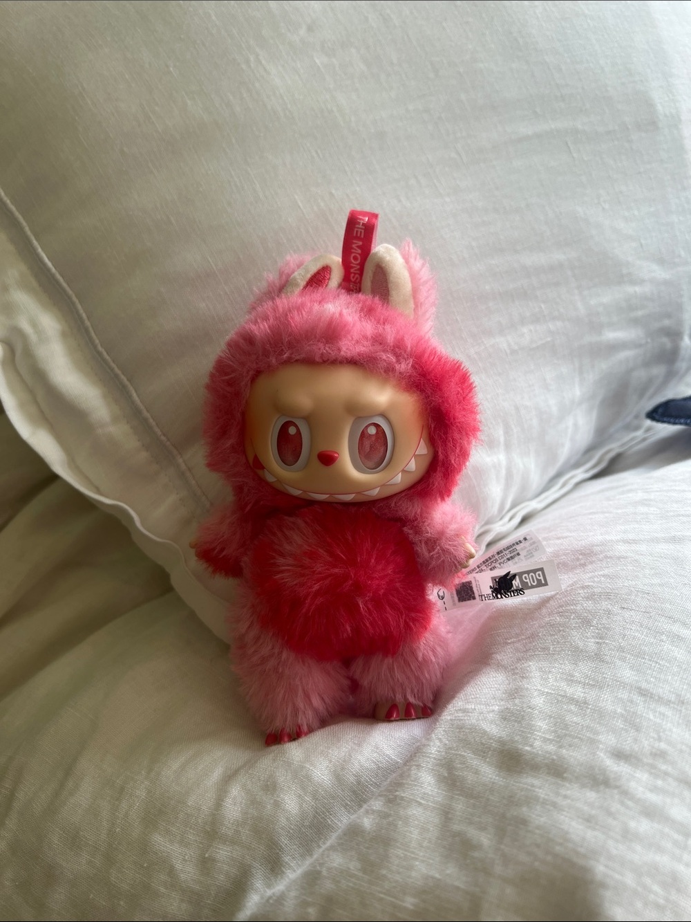Fluffy Pink Labubu Collectible